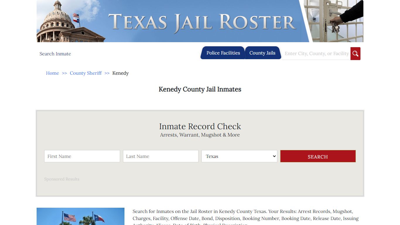 Kenedy County Jail Inmates - Jail Roster Search